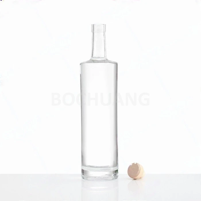 750ml Clear Glass Spirit Bottle high quality